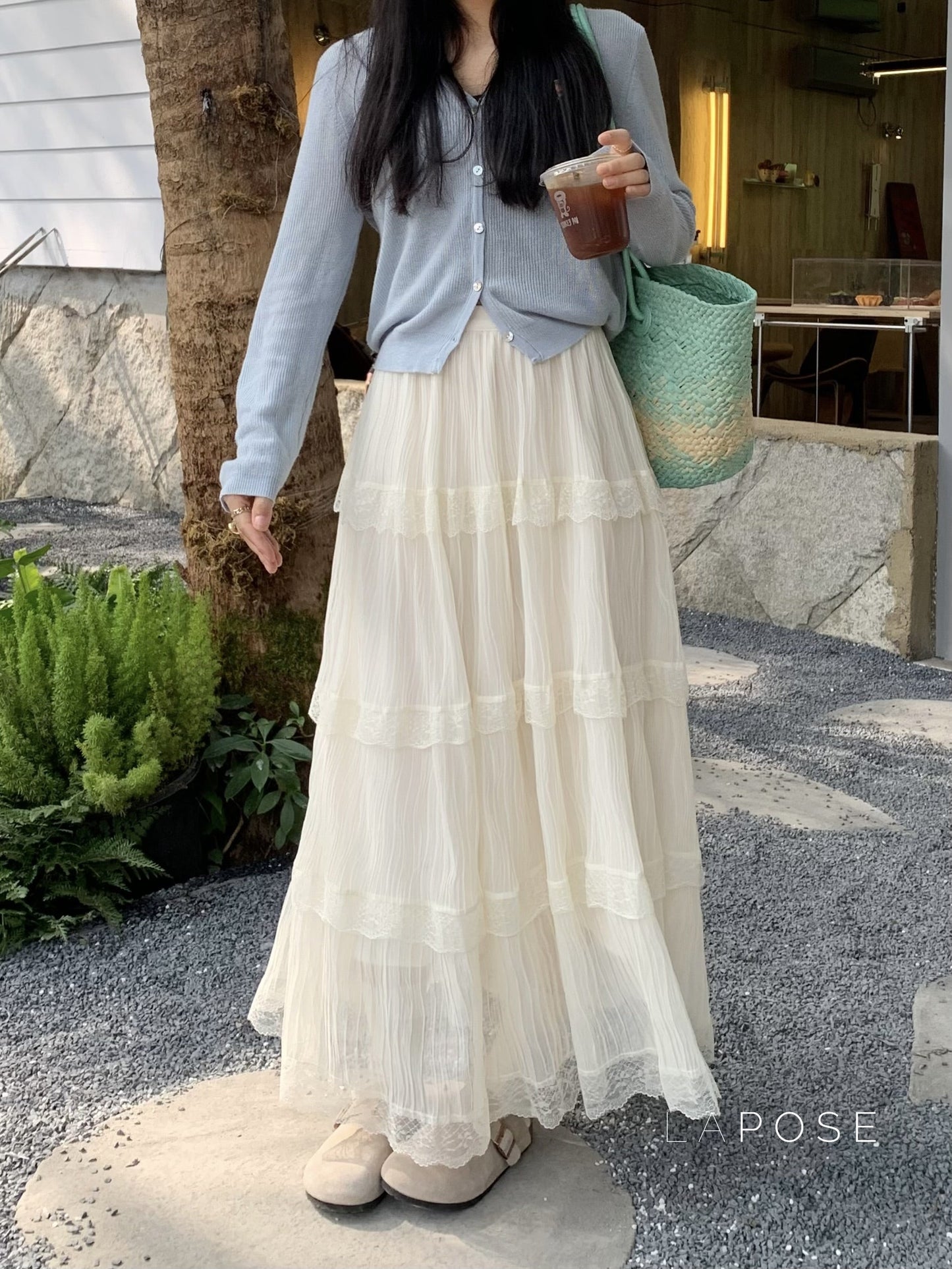 Anai Lace Maxi Skirt