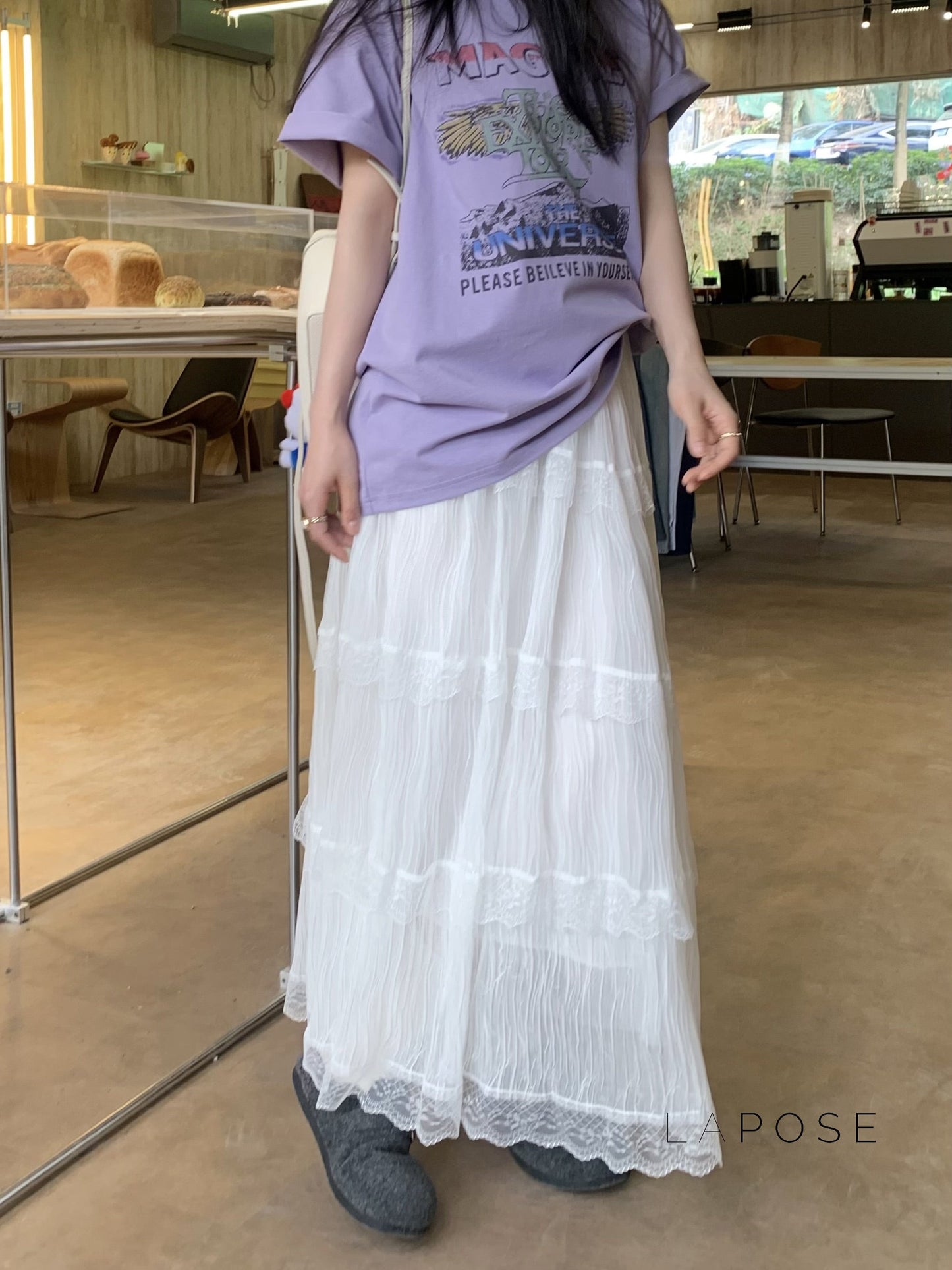 Anai Lace Maxi Skirt