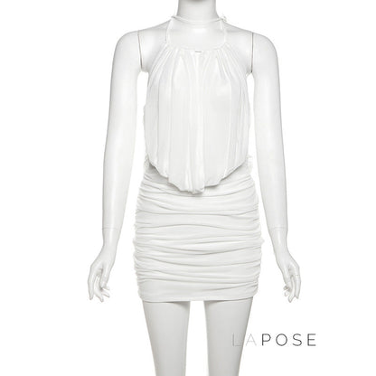 Annamae Halter Mini Dress