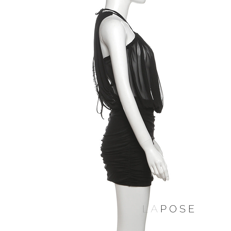 Annamae Halter Mini Dress