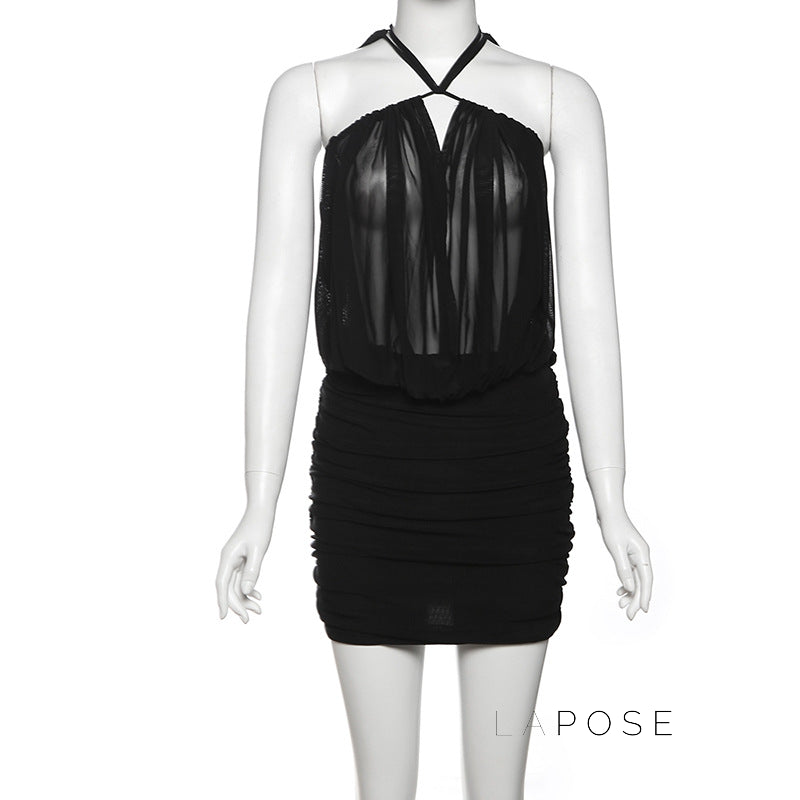 Annamae Halter Mini Dress