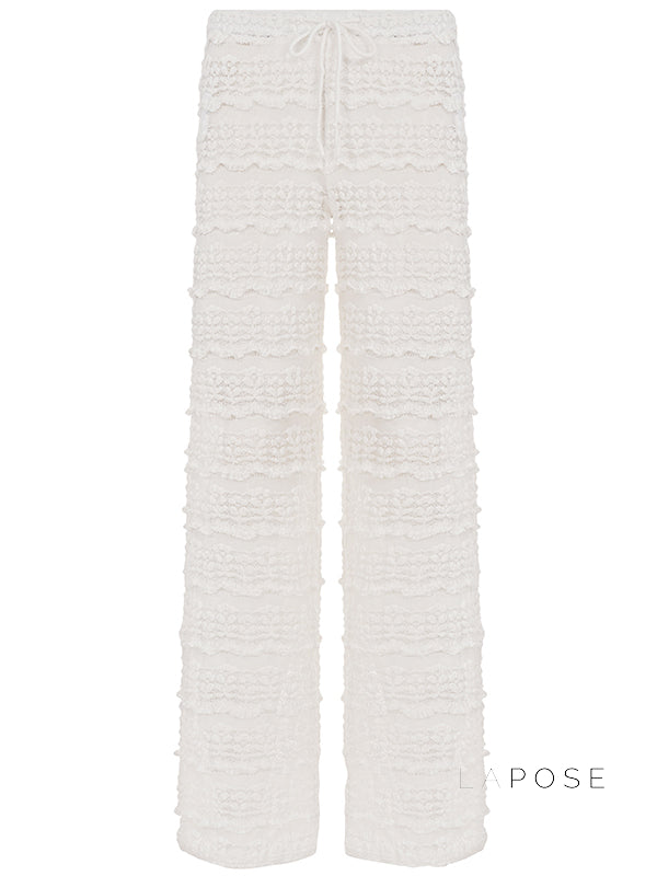Annmarie Lace Straight Pants