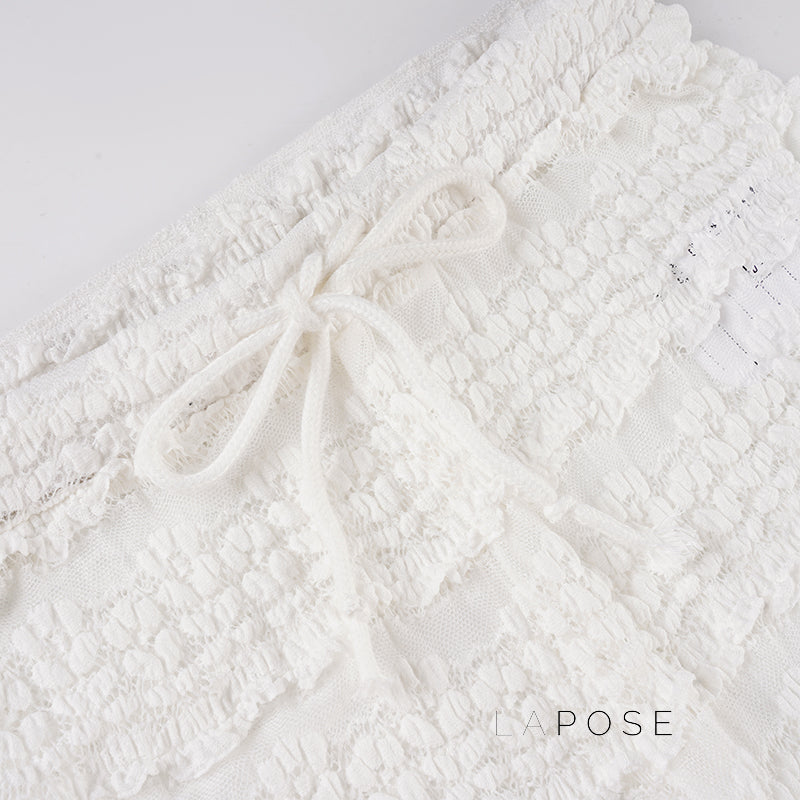 Annmarie Lace Straight Pants