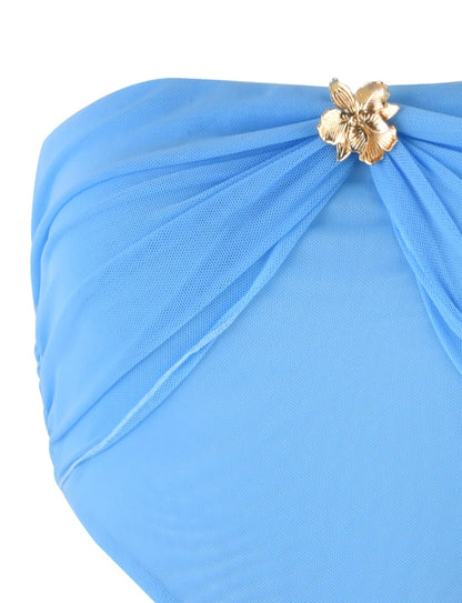 Arantza Ruched Cut-out Maxi Dress