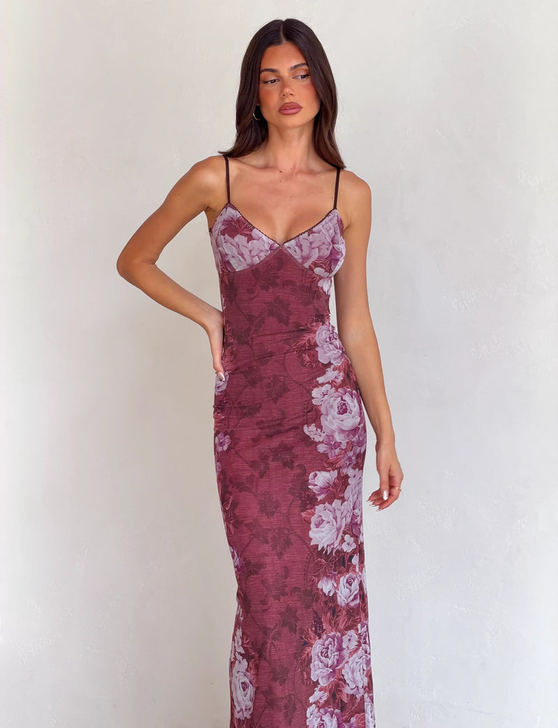 Arlette Radiant Maxi Dress - Rose