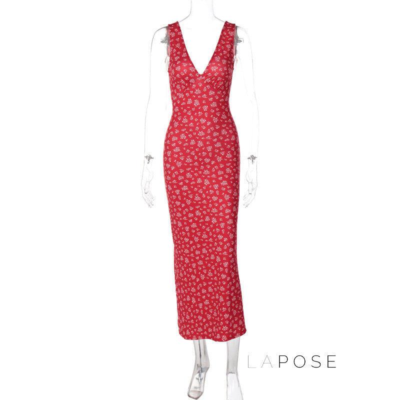 Aubrie Backless Maxi Dress