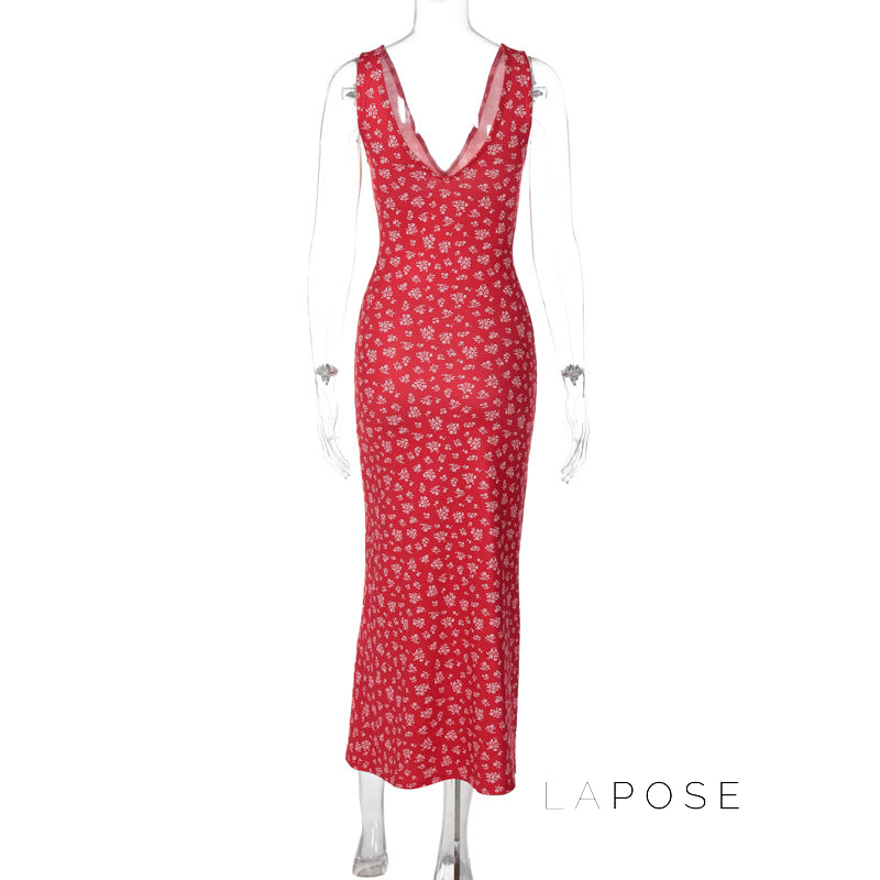 Aubrie Backless Maxi Dress