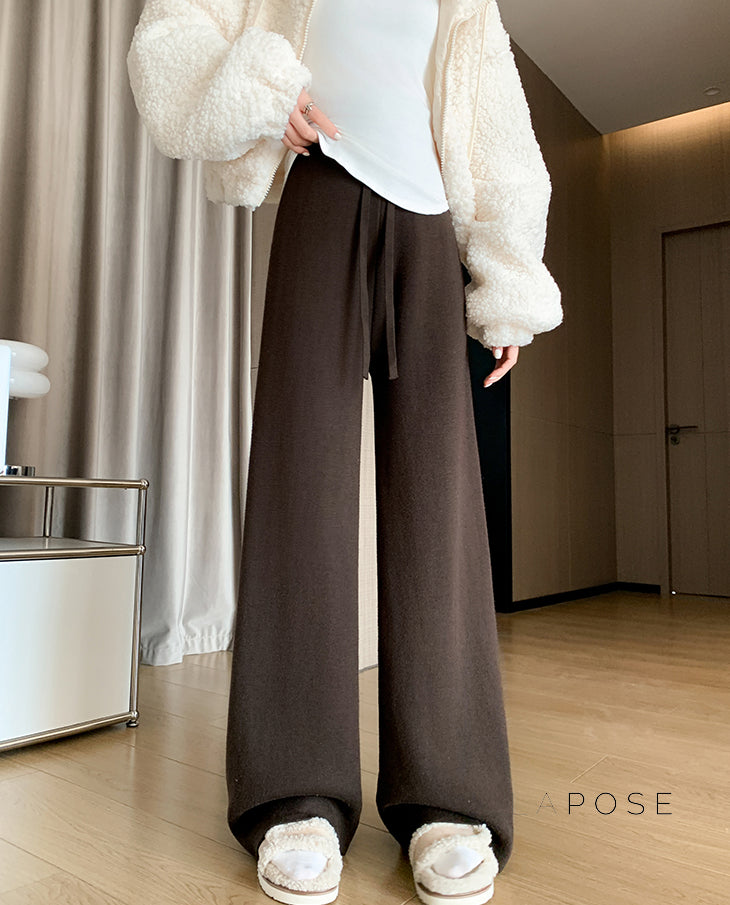Avarie Cozy Wide-leg Pants