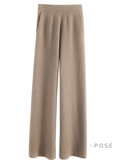 Ayana Cozy Knit Straight-leg Pants