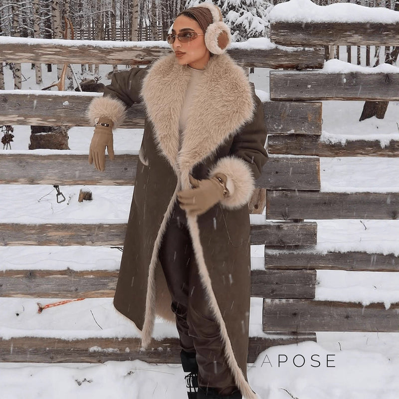 Azlyn Reversible Faux Fur Coat