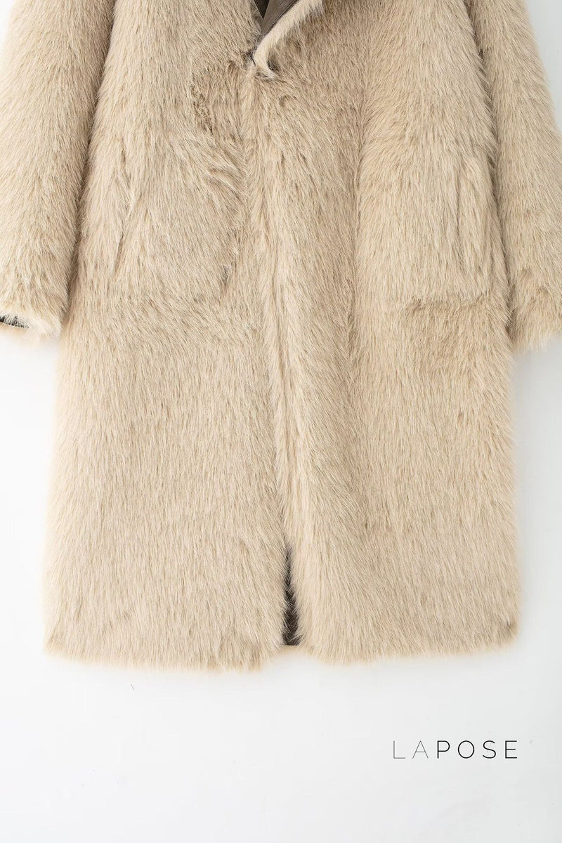 Azlyn Reversible Faux Fur Coat