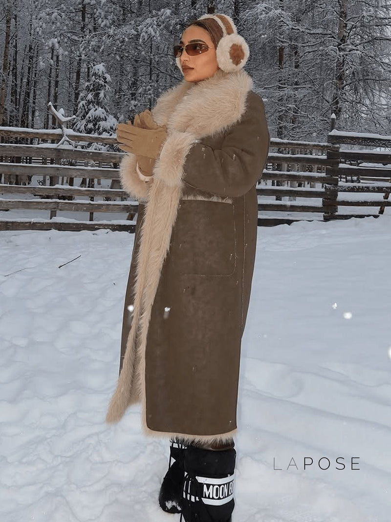 Azlyn Reversible Faux Fur Coat