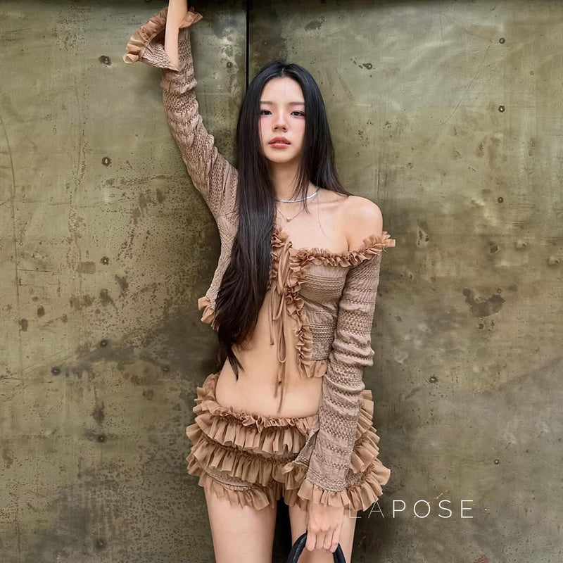 Bobbie Tie-front Crop Cardigan