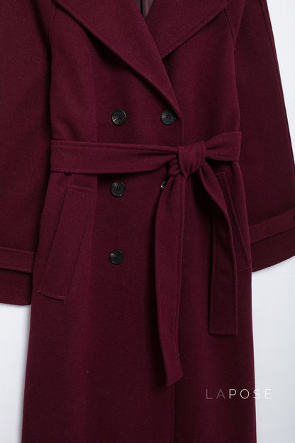 Brenley Double-breasted Belted Coat
