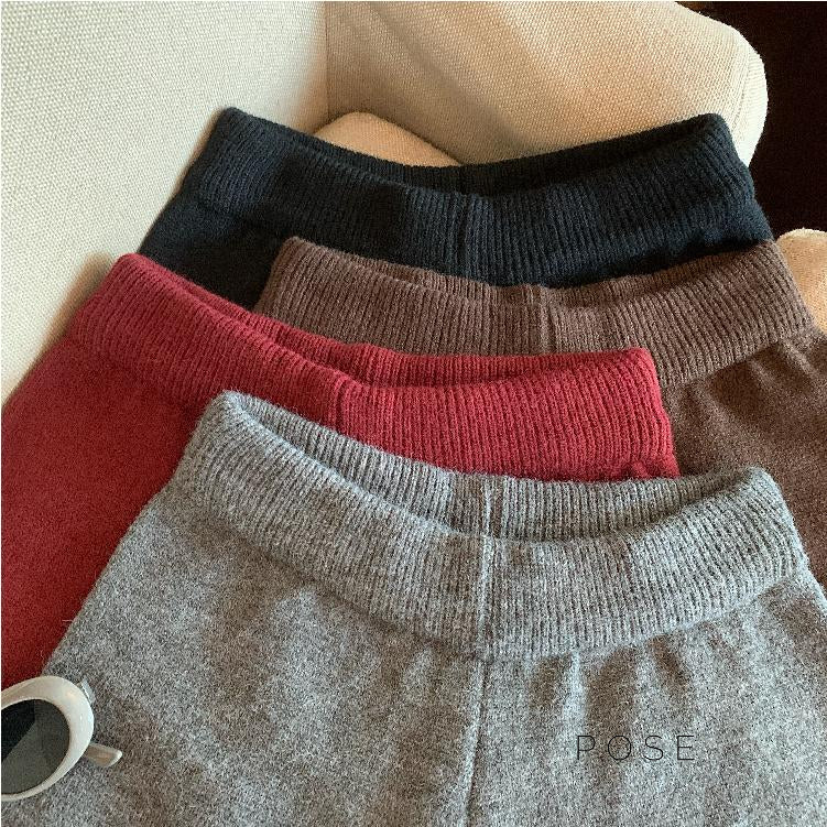 Bria Knit Wide-leg Shorts