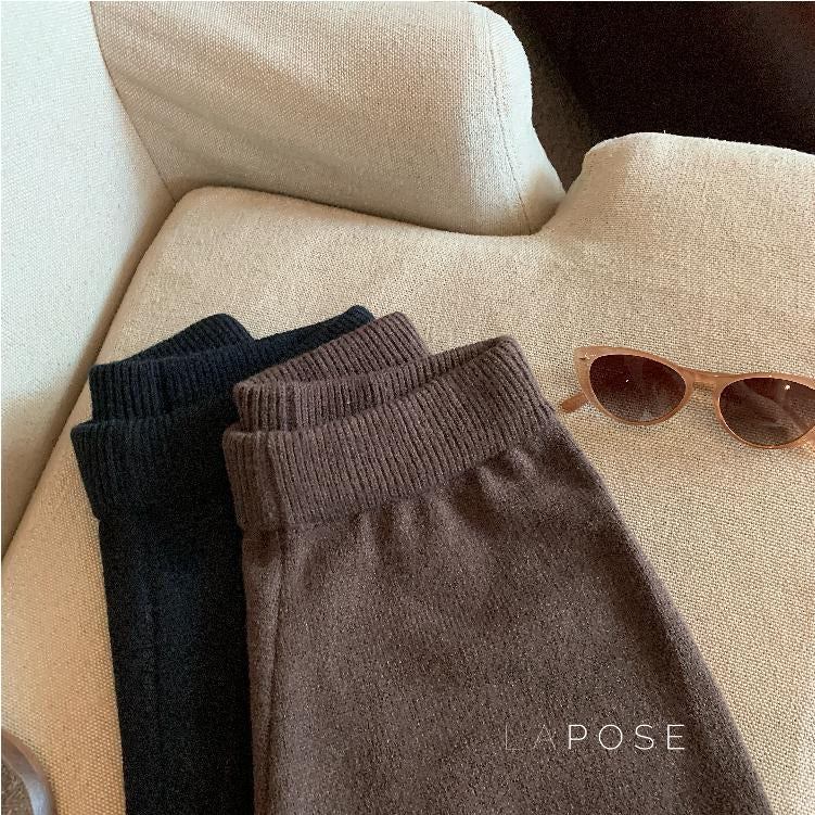 Bria Knit Wide-leg Shorts