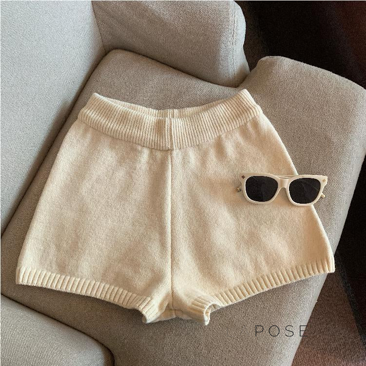Bria Knit Wide-leg Shorts