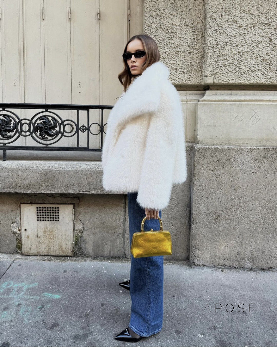Brisa Plush Faux Fur Coat