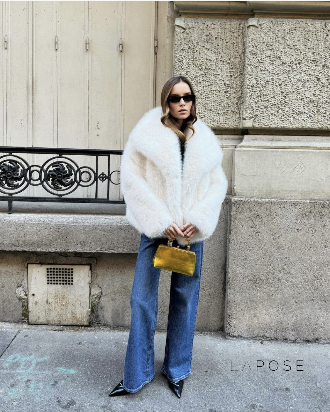 Brisa Plush Faux Fur Coat