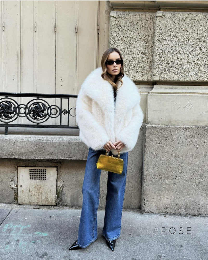 Brisa Plush Faux Fur Coat