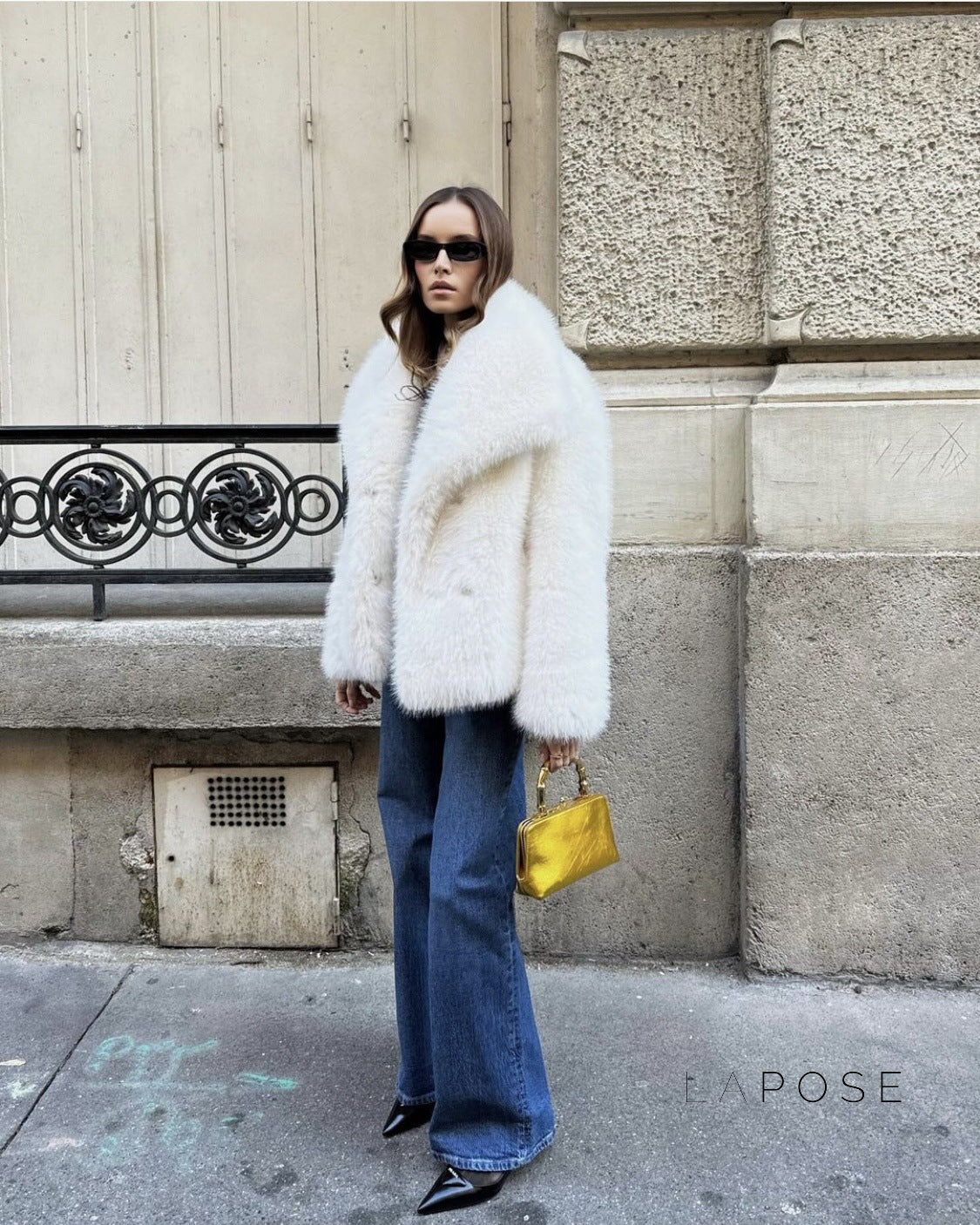 Brisa Plush Faux Fur Coat