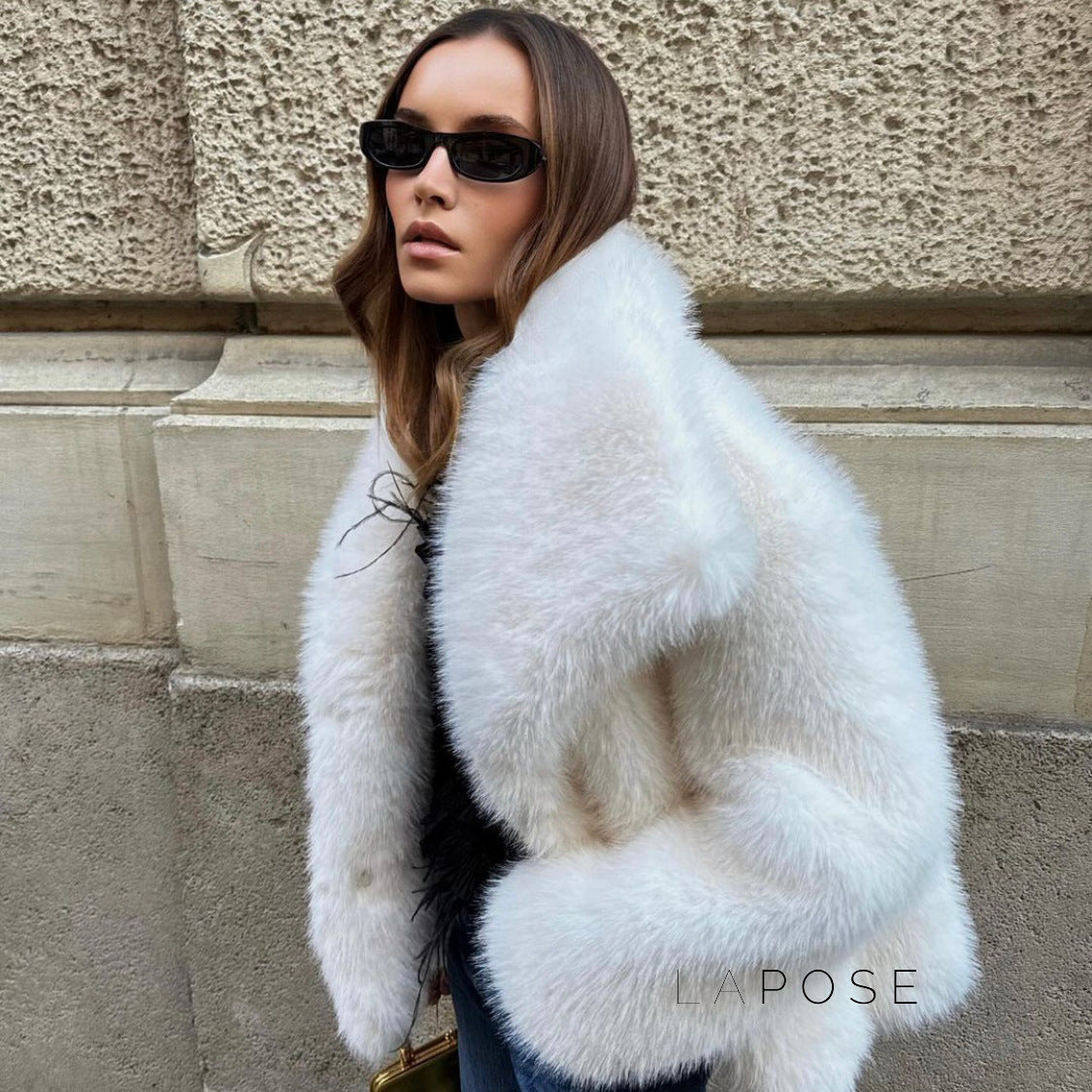 Brisa Plush Faux Fur Coat