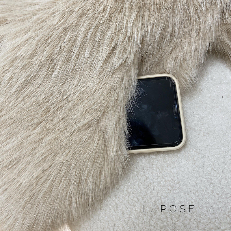 Brisa Plush Faux Fur Coat