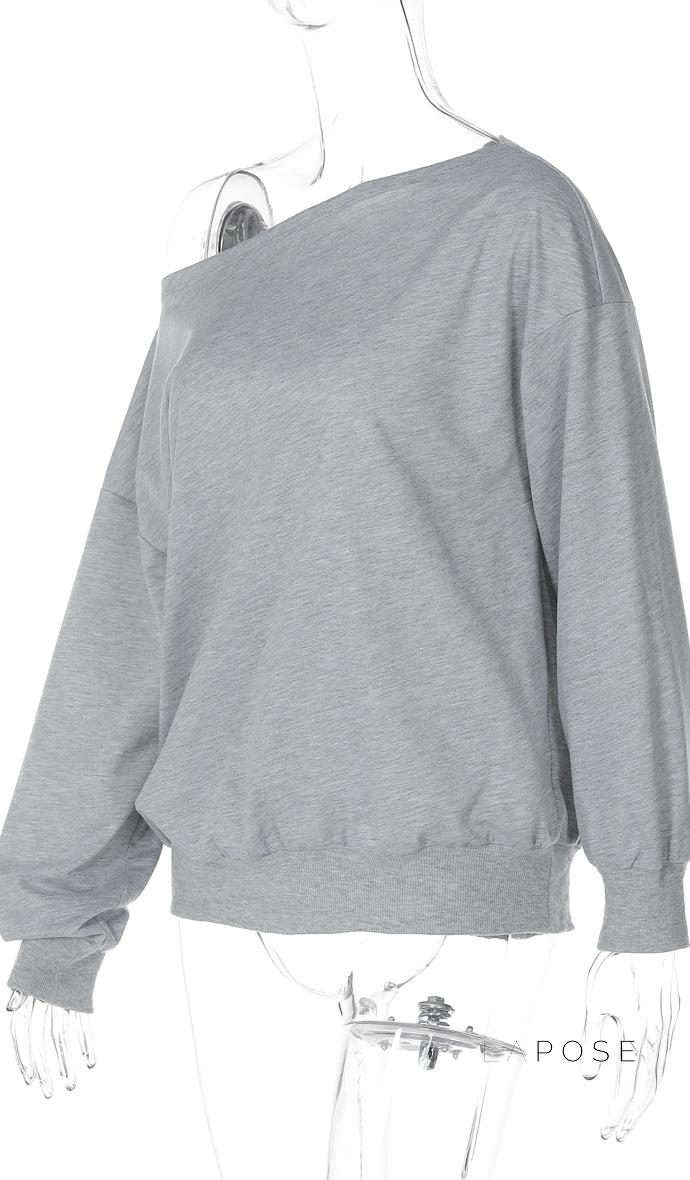 Brookelynn Off Shoulder Sweatshirt