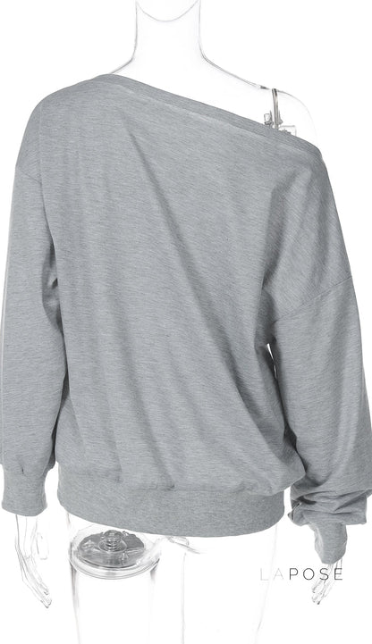 Brookelynn Off Shoulder Sweatshirt