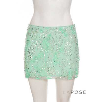 Dakoda Star Sequin Mini Skirt