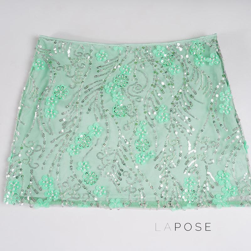 Dakoda Star Sequin Mini Skirt