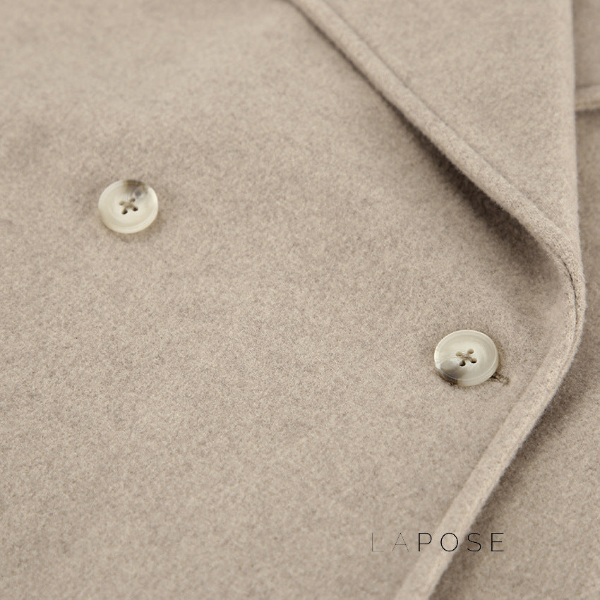 Edna Double-breasted Wool Coat