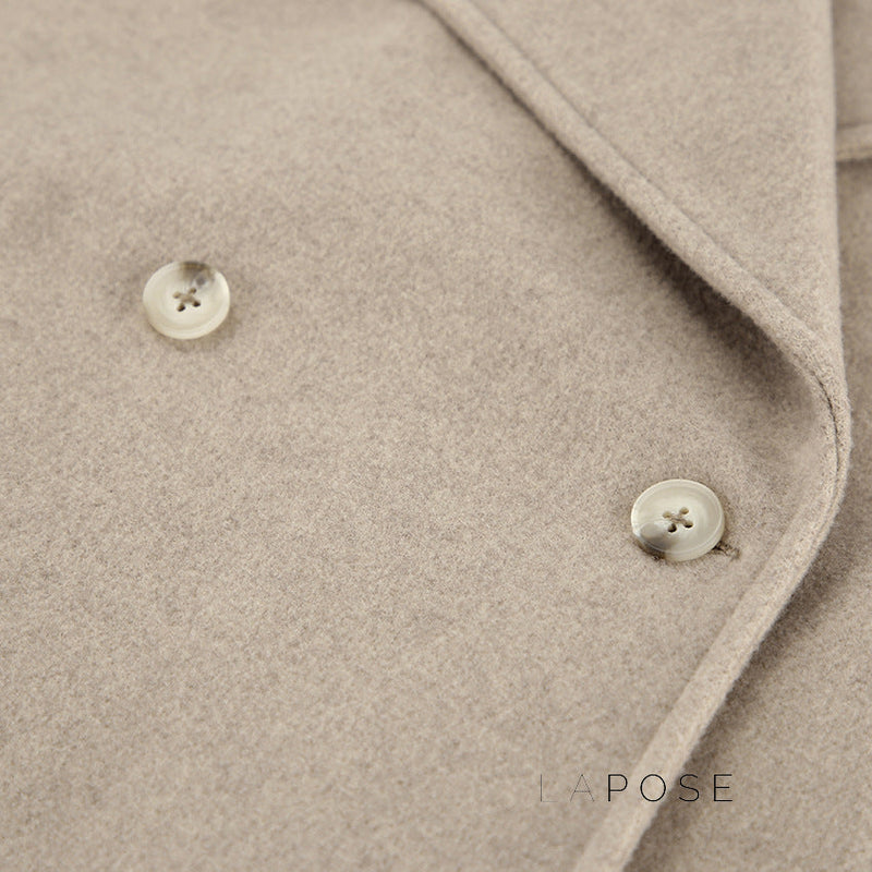 Edna Double-breasted Wool Coat