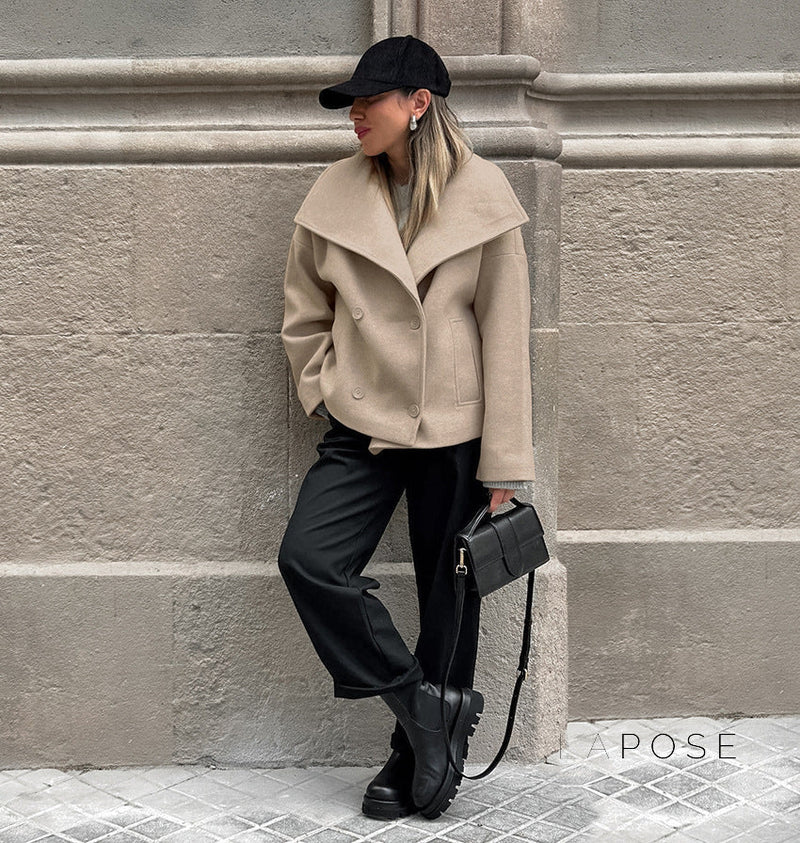 Edna Double-breasted Wool Coat