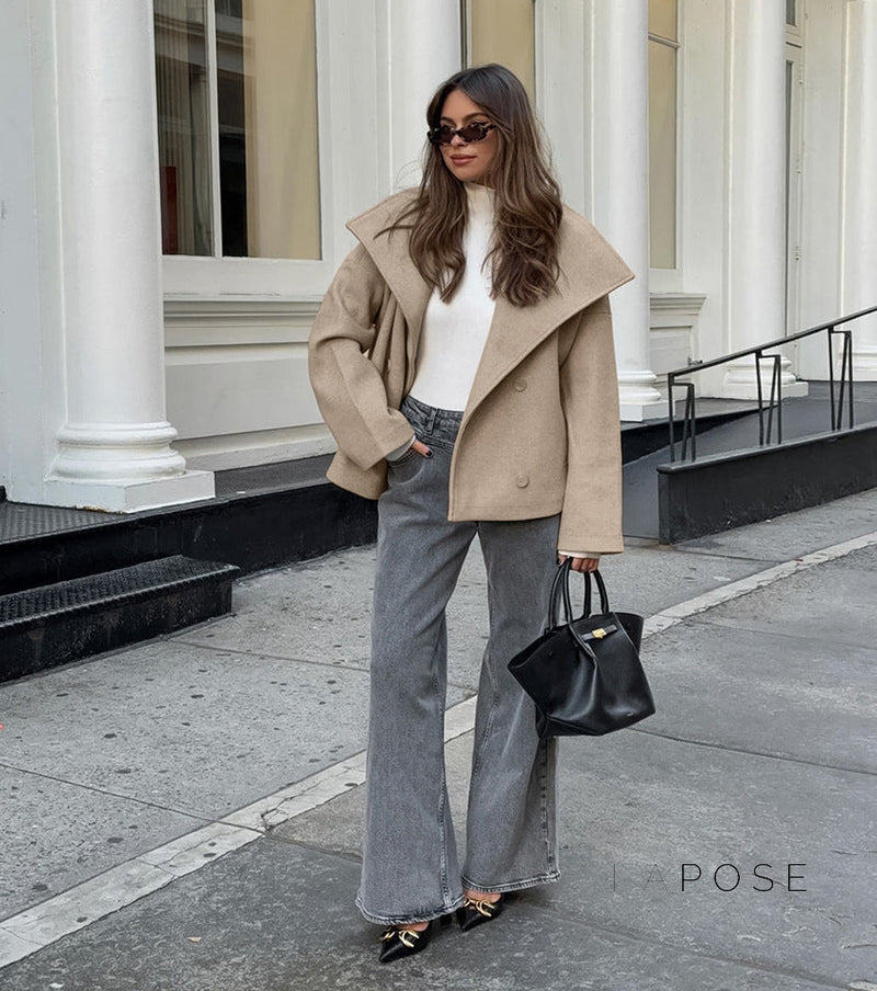 Edna Double-breasted Wool Coat