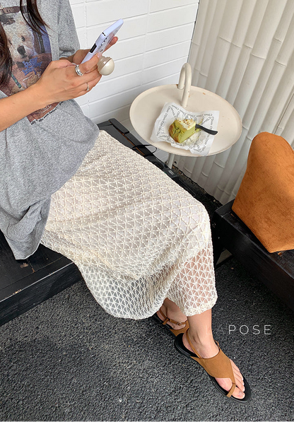 Elinor Lace Maxi Skirt