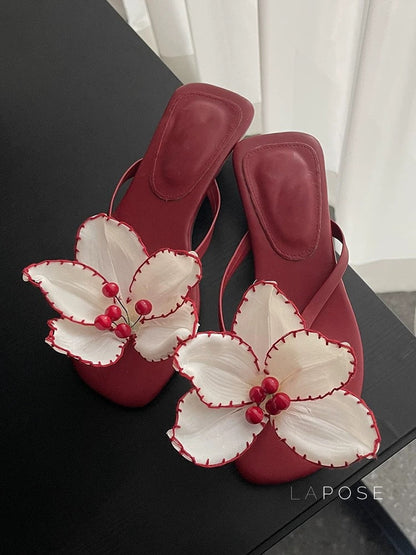 Emori Kitten Heel Sandals