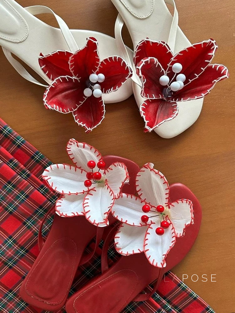 Emori Kitten Heel Sandals
