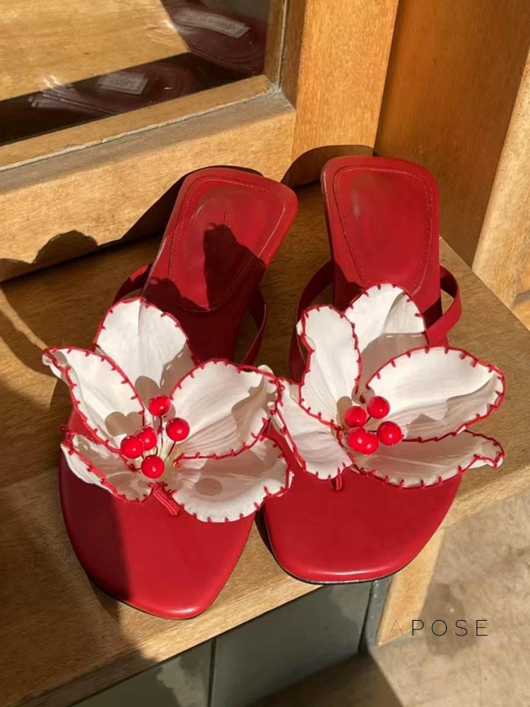 Emori Kitten Heel Sandals