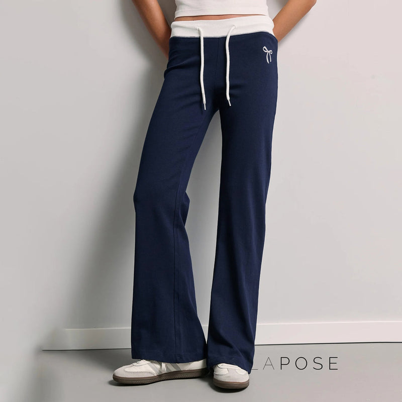 Graylynn Bow Print Pants