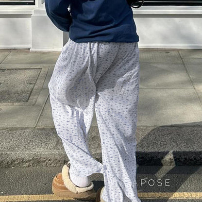 Grey Drawstring Lounge Pants