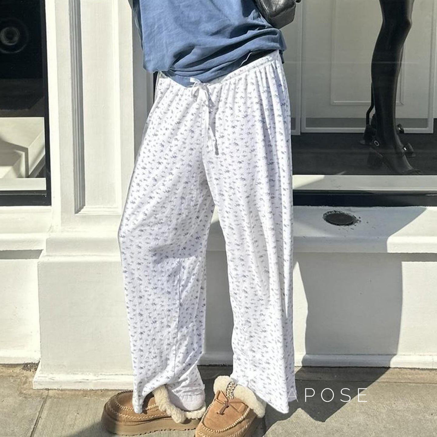Grey Drawstring Lounge Pants