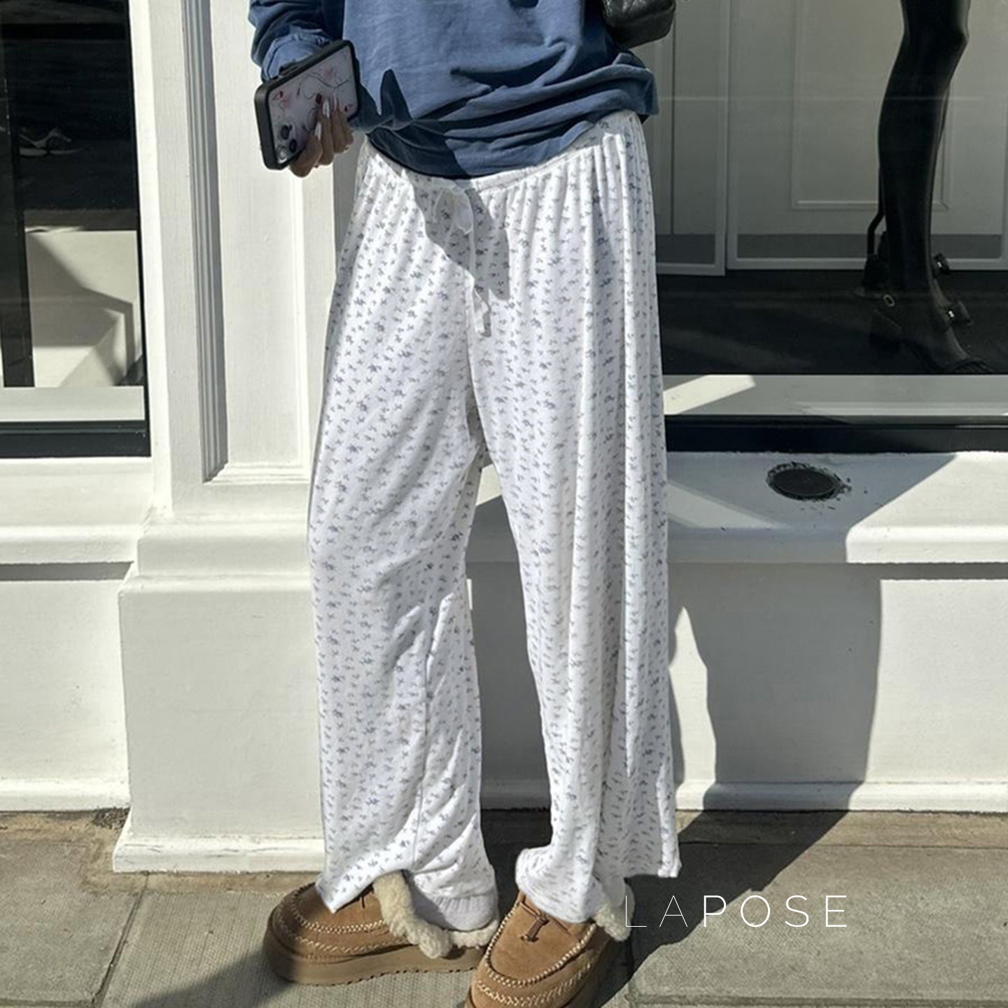 Grey Drawstring Lounge Pants