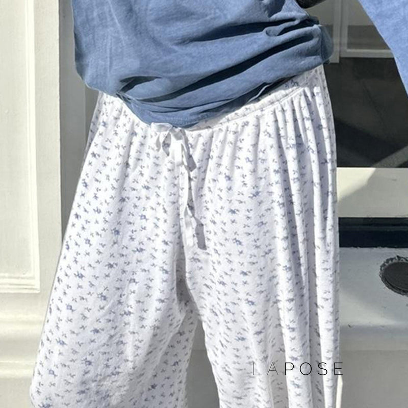 Grey Drawstring Lounge Pants