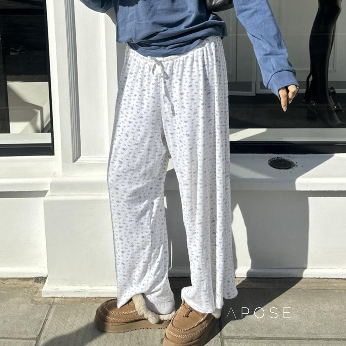 Grey Drawstring Lounge Pants