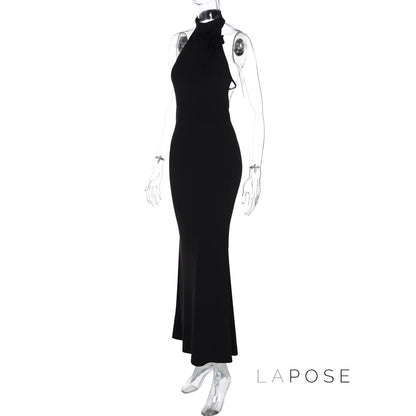 Iliana Halter Backless Maxi Dress