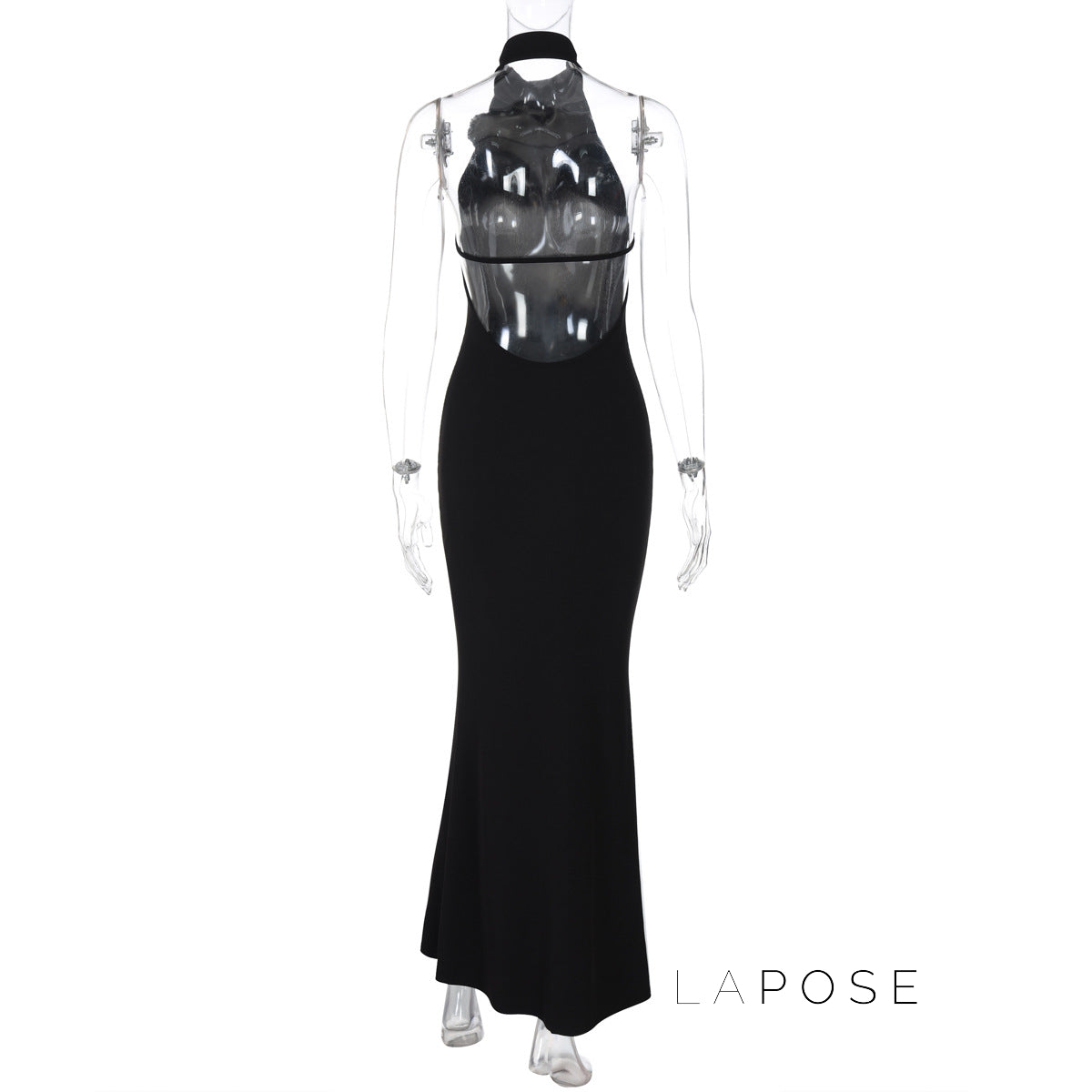 Iliana Halter Backless Maxi Dress