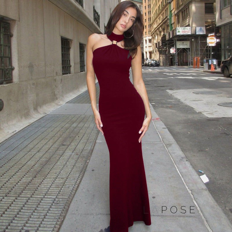 Ira Halter Maxi Dress