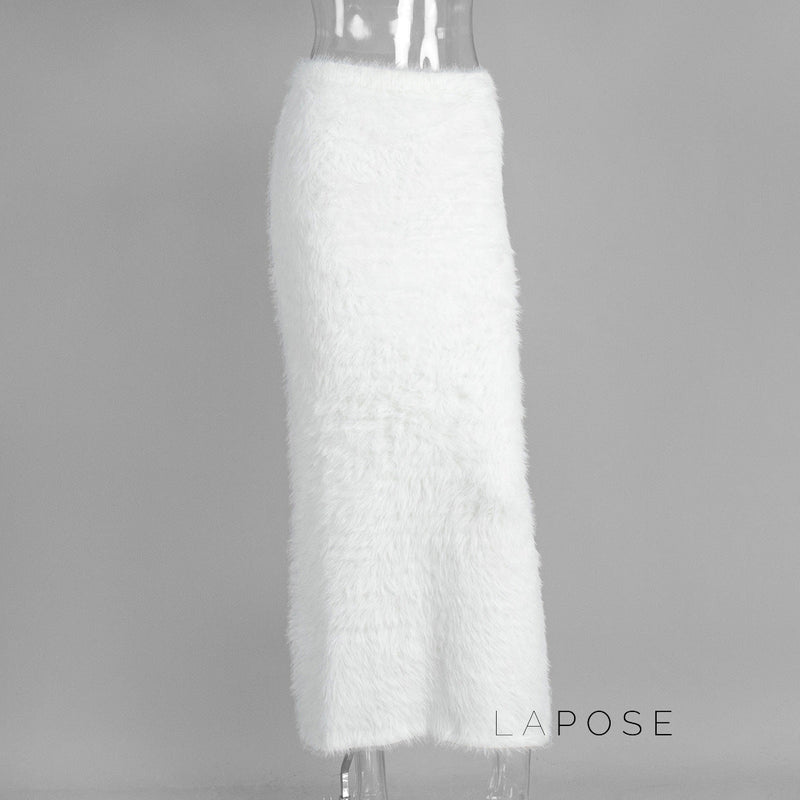 Isadora Faux Fur Maxi Skirt