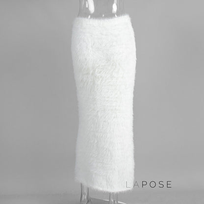 Isadora Faux Fur Maxi Skirt
